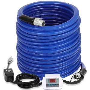 50ft Heated Water Hose,  -45 ℉ Freeze Protection