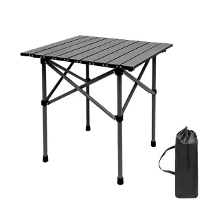 Compact Roll up Aluminum Table with Carry Bag